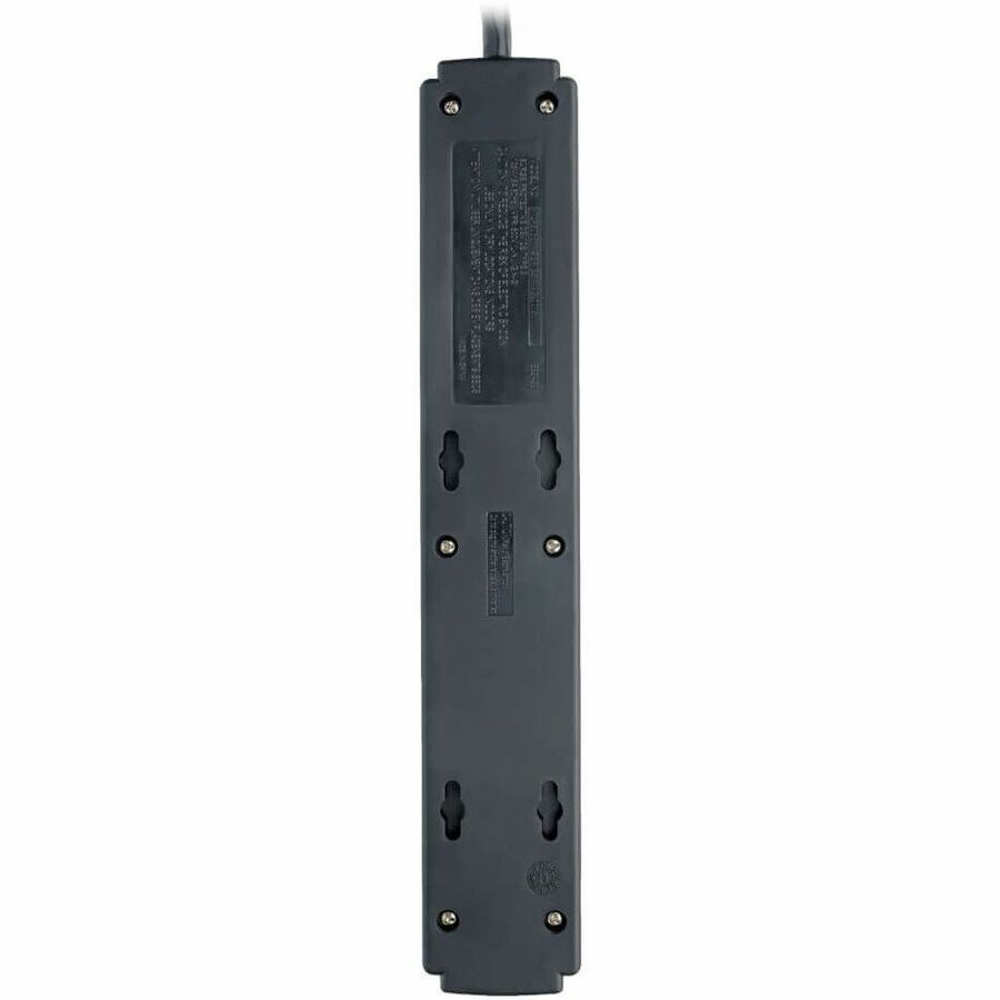 Eaton Tripp Lite Series Protect It! 6-Outlet Surge Protector, 6 ft. Cord, 900 Joules, Diagnostic LED, Black Housing — TLP606B