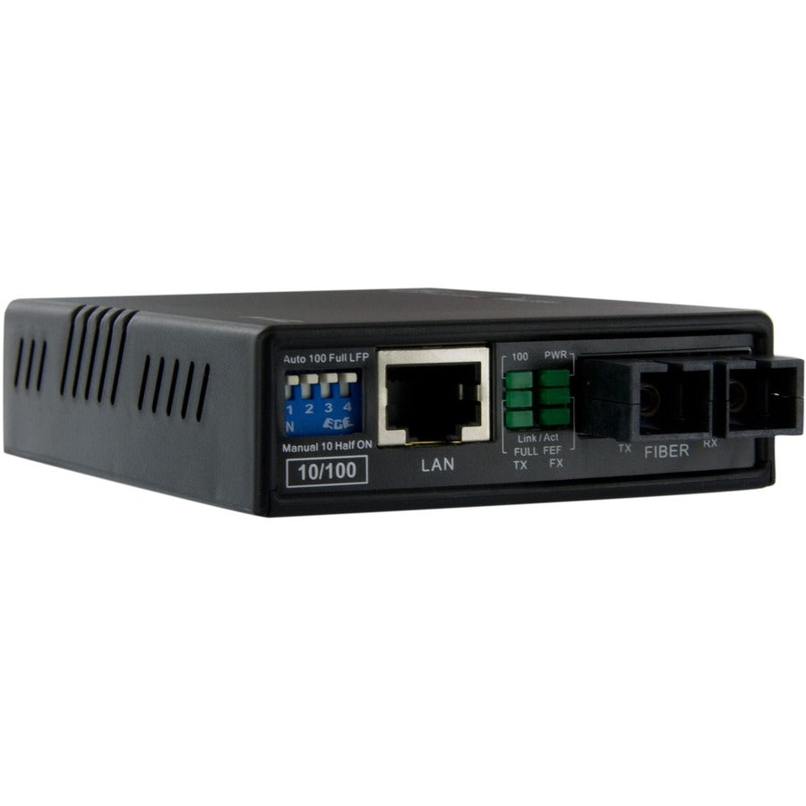 StarTech.com 10/100 Fiber to Ethernet Media Converter Multi Mode SC 2 km — MCM110SC2