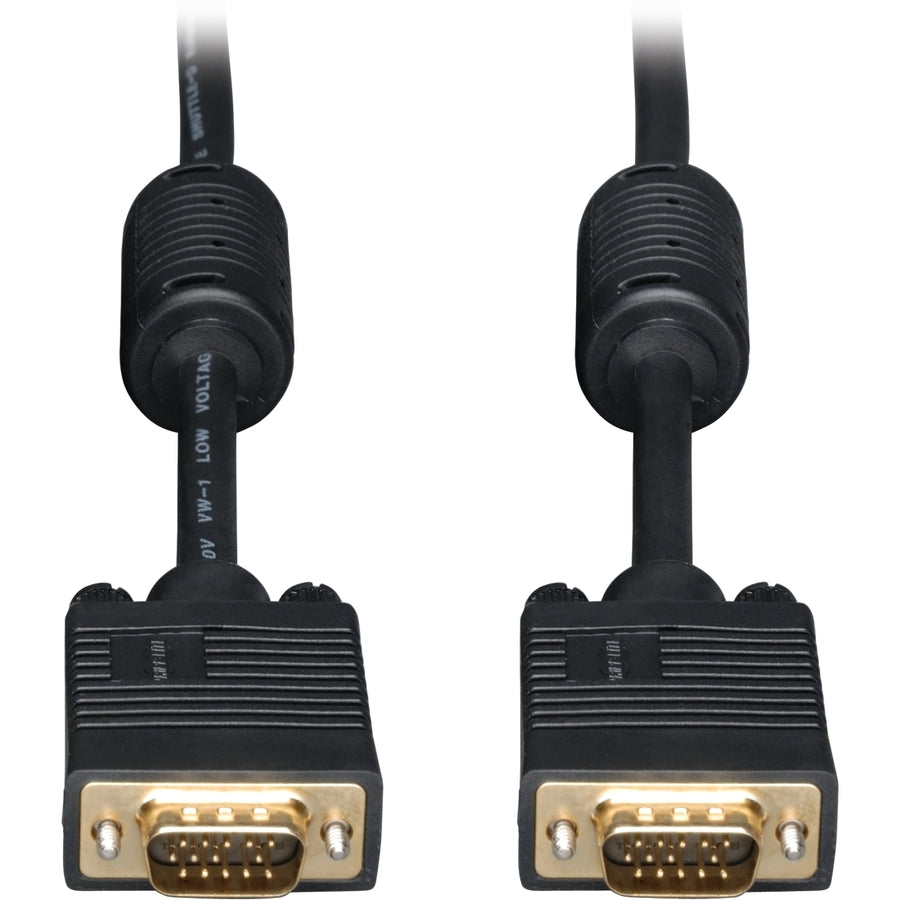 Eaton Tripp Lite Series VGA High-Resolution RGB Coaxial Cable (HD15 M/M), 20 ft. (6.09 m) — P502-020
