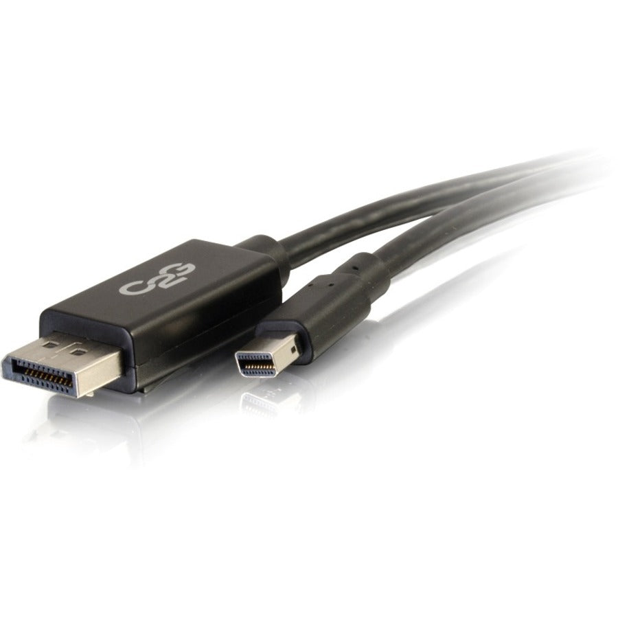 C2G Mini DisplayPort to DisplayPort Adapter Cable - 6ft, 4K 30Hz, Black — 54301