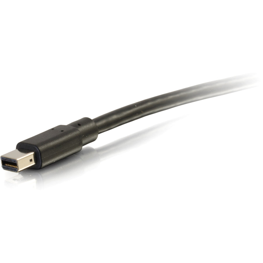 C2G Mini DisplayPort to DisplayPort Adapter Cable - 6ft, 4K 30Hz, Black — 54301