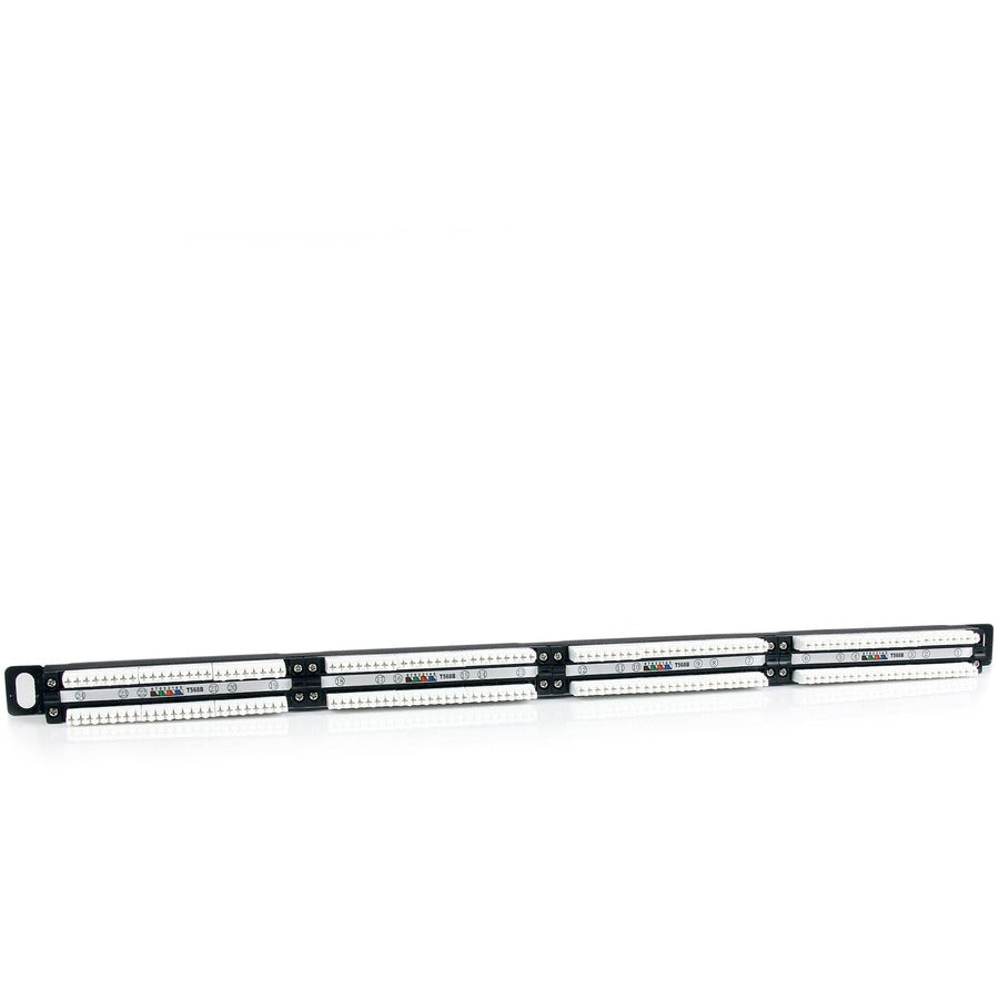 StarTech.com 24 Port 0.5U Cat5e Patch Panel - RJ45 Ethernet Rackmount Cat 5e 110 Patch Panel — PANELHU24