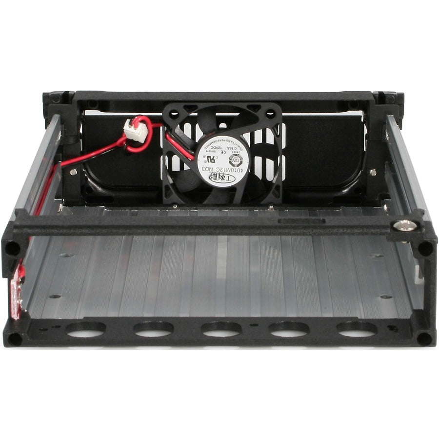 StarTech.com Aluminum Black SATA Hard Drive Drawer - Storage mobile rack - black — DRW150SATBK