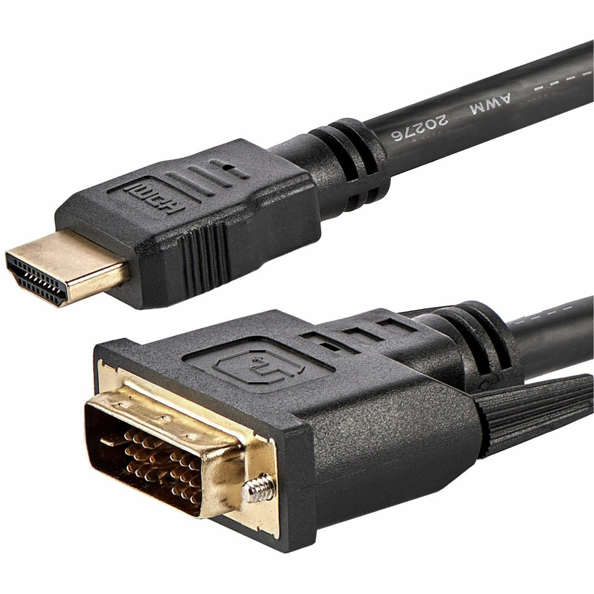 StarTech.com HDMI to DVI Cable - 6 ft / 2m - HDMI to DVI-D Cable - HDMI Monitor Cable - HDMI to DVI Adapter Cable — HDMIDVIMM6