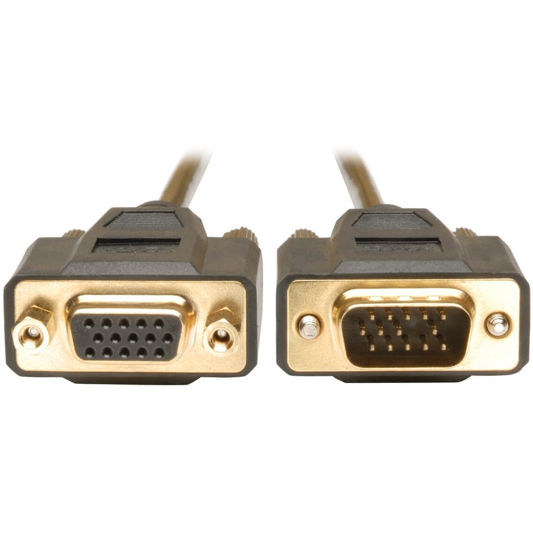 Eaton Tripp Lite Series VGA Monitor Extension Cable, 640x480 (HD15 M/F), 10 ft. (3.05 m) — P510-010