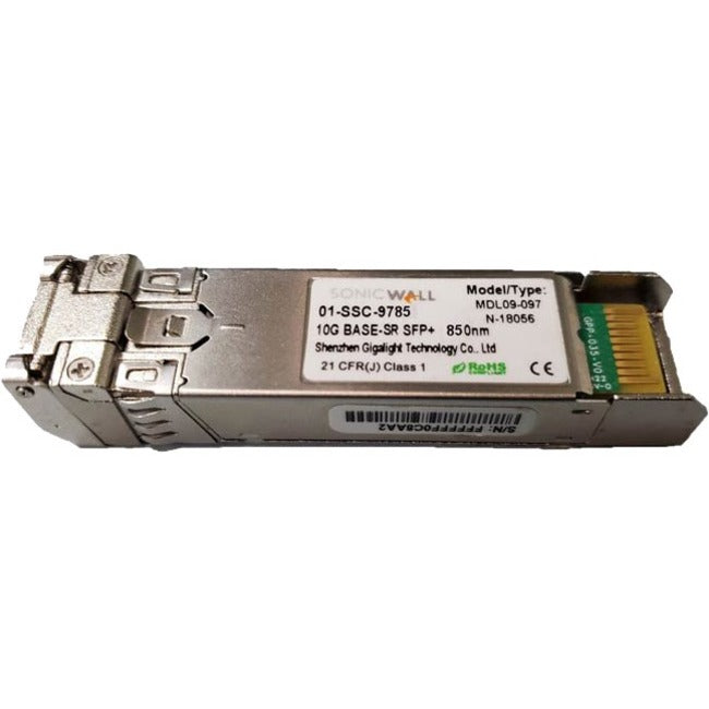 SonicWALL 10GB-SR SFP+ Short Reach Fiber Module Multi-Mode No Cable — 01-SSC-9785