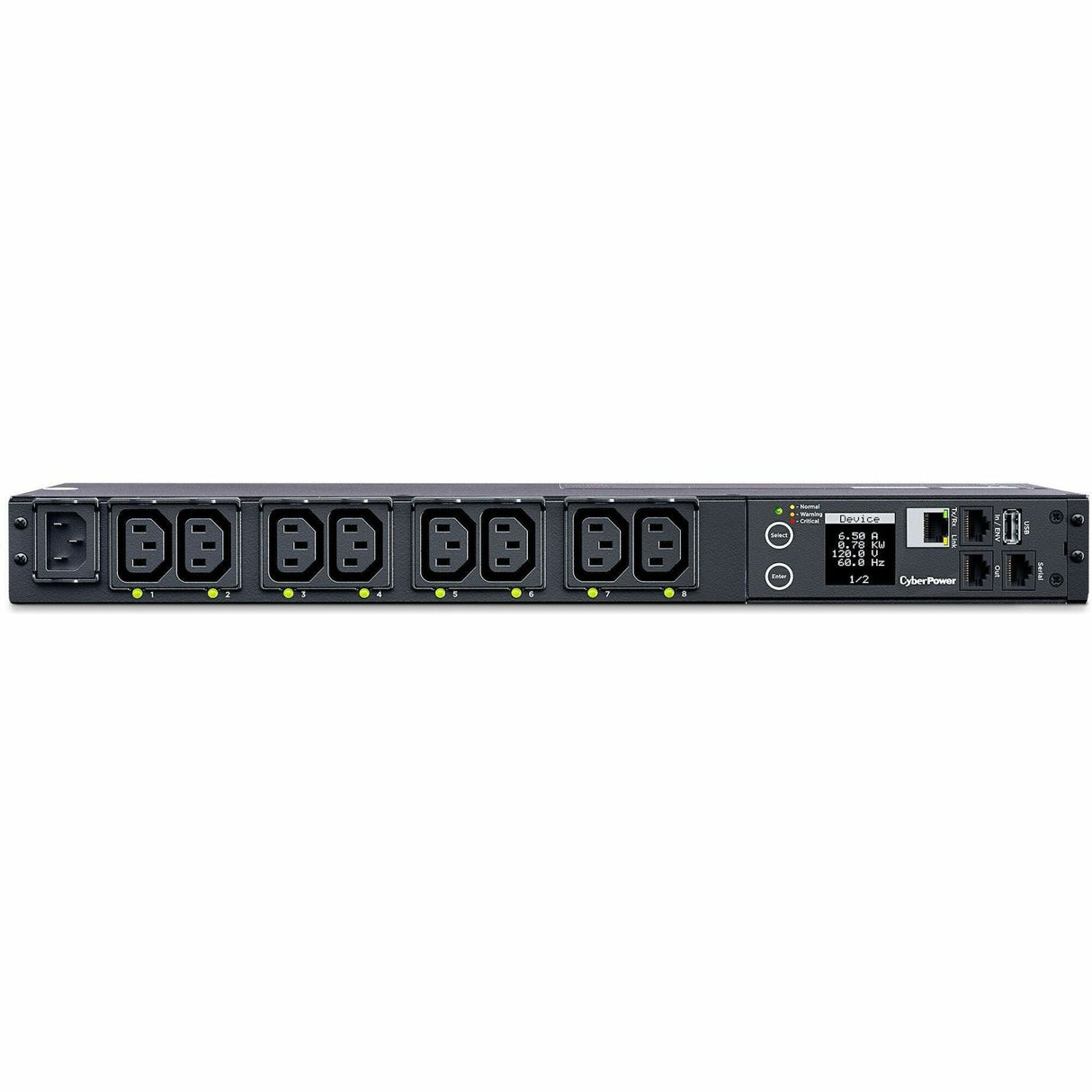 CyberPower PDU41004 Single Phase 100 - 240 VAC 15A Switched PDU — PDU41004