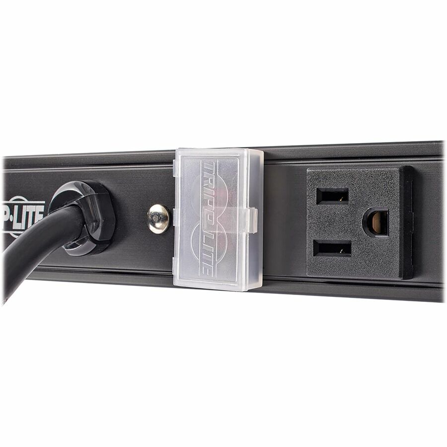 Eaton Tripp Lite Series 16-Outlet Vertical Power Strip, 120V, 15A, NEMA 5-15P, 15 ft. (4.57 m) Cord, 48 in., Black Housing — PS4816B