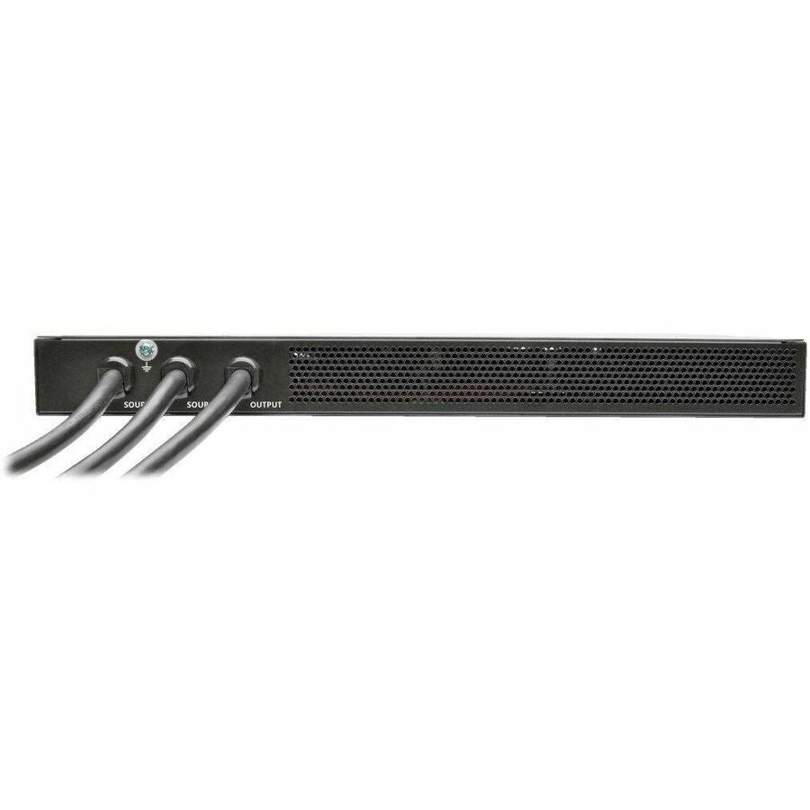 Eaton Tripp Lite Series 5.8kW Single-Phase Monitored Automatic Transfer Switch PDU, 2 200-240V 30A L6-30P Inputs, 1 L6-30R Outlet, 1U — PDUMNH30HVAT