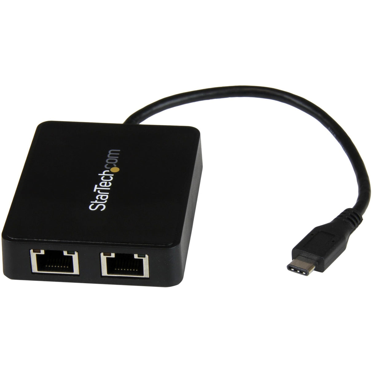 StarTech.com USB C to Dual Gigabit Ethernet Adapter with USB 3.0 (Type-A) Port - USB Type-C Gigabit Network Adapter — US1GC301AU2R