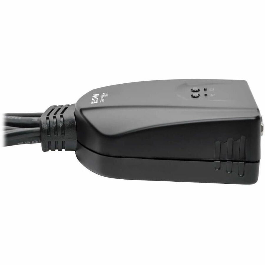 Eaton Tripp Lite Series 2-Port USB/VGA Cable KVM Switch with Cables and USB Peripheral Sharing — B032-VU2