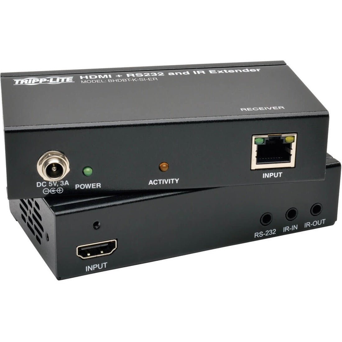 Eaton Tripp Lite Series HDBaseT HDMI Over Cat5e/6/6a Extender Kit with Serial and IR Control, 1080p, Up to 500 ft. (152.4 M), TAA — BHDBT-K-SI-ER