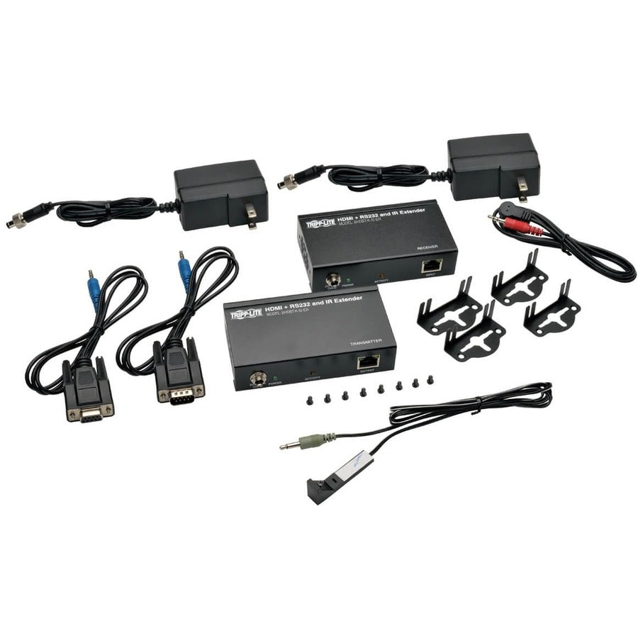 Eaton Tripp Lite Series HDBaseT HDMI Over Cat5e/6/6a Extender Kit with Serial and IR Control, 1080p, Up to 500 ft. (152.4 M), TAA — BHDBT-K-SI-ER
