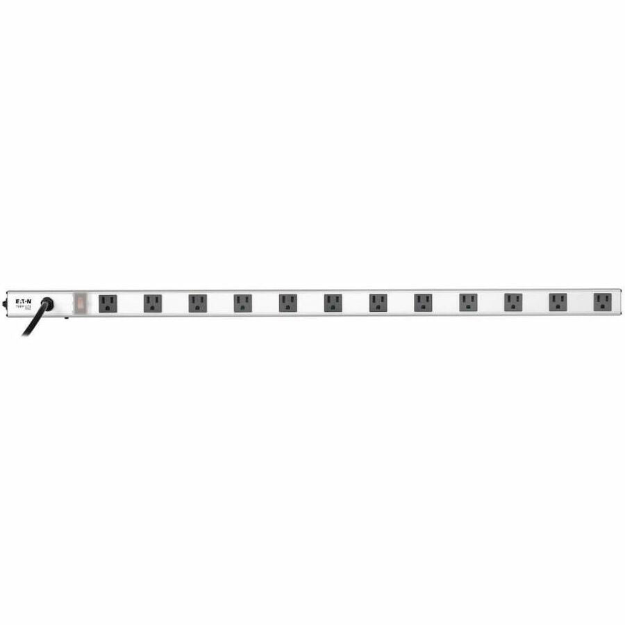 Eaton Tripp Lite Series 12 Right-Angle Outlet Vertical Power Strip, 120V, 15A, 15 ft. (4.57 m) Cord, 5-15P, 36 in. — PS3612RA