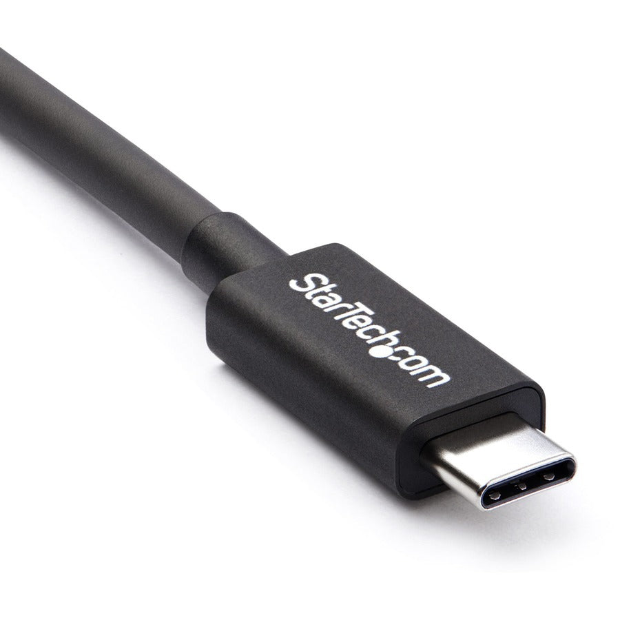 StarTech.com 50cm (1.6ft) Thunderbolt 3 Cable, 40Gbps, 100W PD, 4K/5K Video, Thunderbolt-Certified, Compatible w/ TB4/USB 3.2/DisplayPort — TBLT34MM50CM