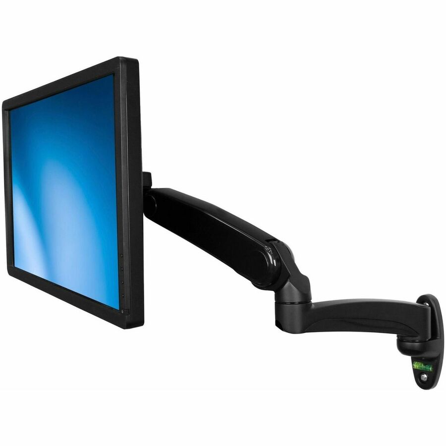 StarTech.com Single Wall Mount Monitor Arm, Gas-Spring, Full Motion Articulating, For VESA Mount Monitors up to 34" (19.8lb/9kg) — ARMPIVWALL
