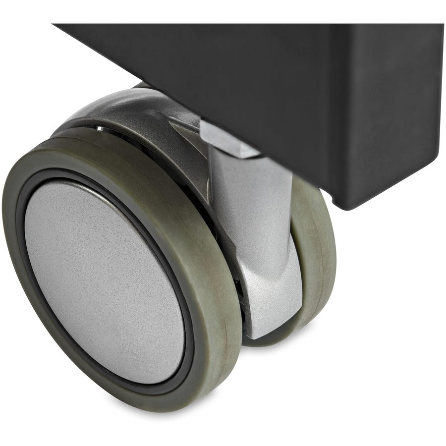 StarTech.com Mobile Standing Desk - Portable Sit-Stand Ergonomic Height Adjustable Cart on Wheels - Rolling Computer/Laptop Workstation — STSCART2