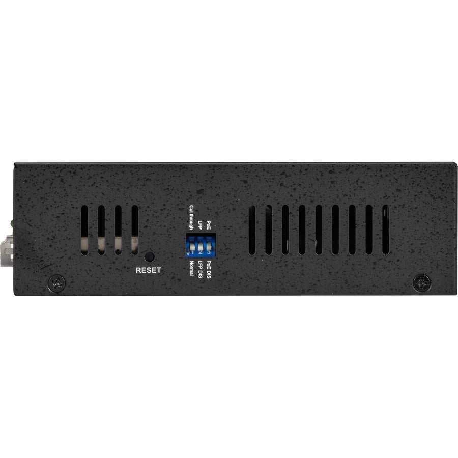 Black Box 10/100/1000B-T PoE PSE To 1000B-X Media Converter — LPS500A-MM-LC-R3