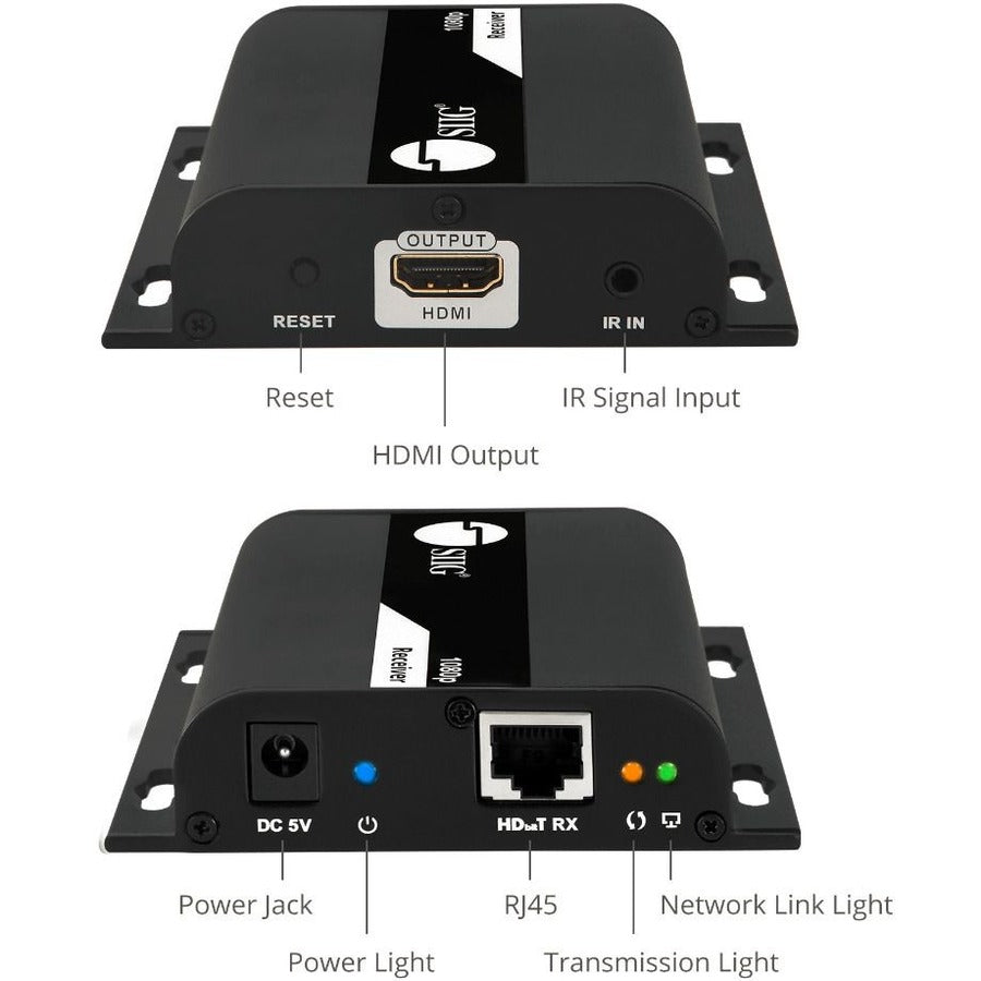 SIIG 1x8 1080p HDMI Splitter HDbitT over IP Extender Kit - 120m — CE-H26W11-S1