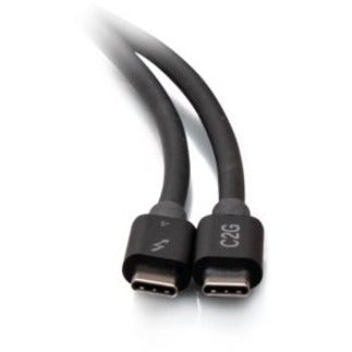 C2G 1.5ft Thunderbolt 4 Cable - USB C Thunderbolt 4 Cable - 100W - 40Gbps - 8K 60Hz — C2G28885