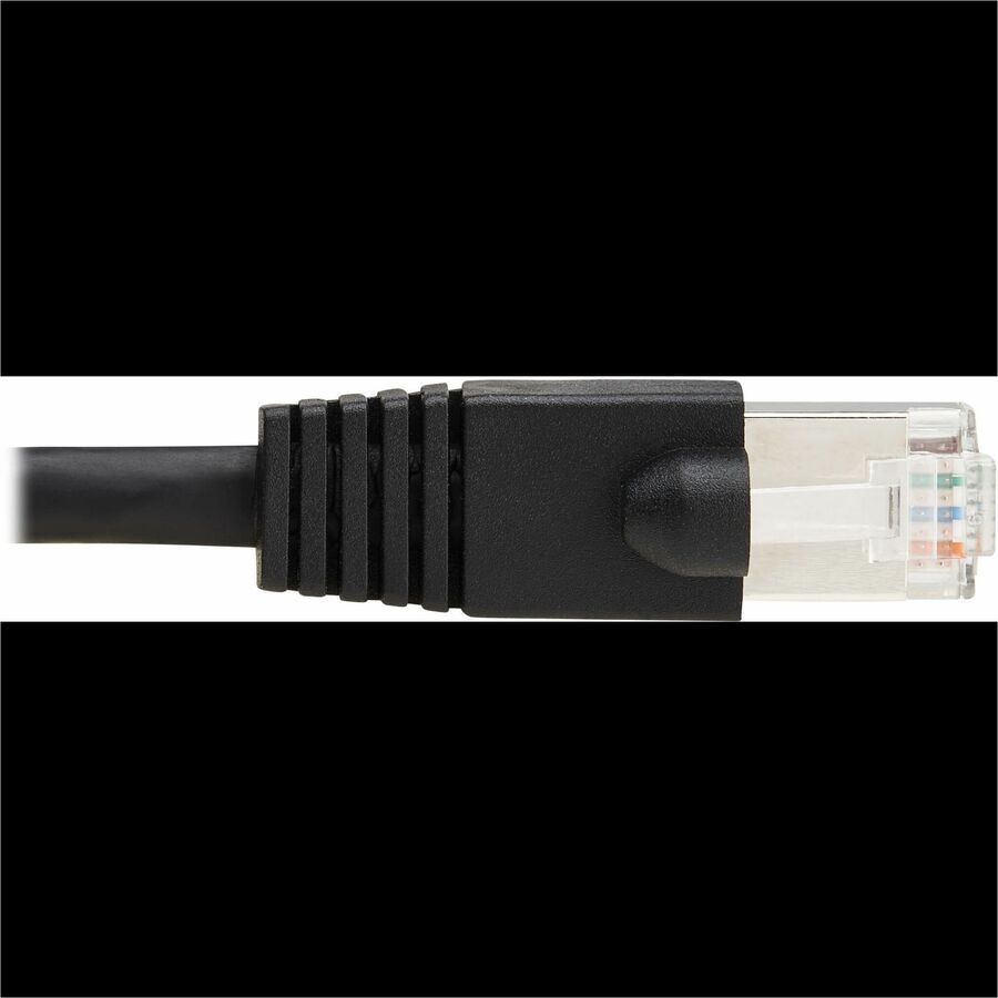 Eaton Tripp Lite Series Cat8 40G Snagless SSTP Ethernet Cable (RJ45 M/M), PoE, Black, 6 ft. (1.8 m) — N272-F06-BK