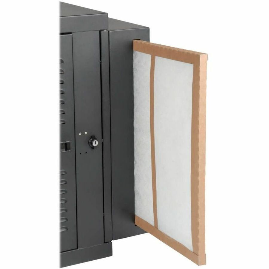 Eaton Tripp Lite Series SmartRack 12U Switch-Depth Wall-Mount Small Rack Enclosure for Harsh Environments, Hinged Back, 230V — SRWX12USNEMA