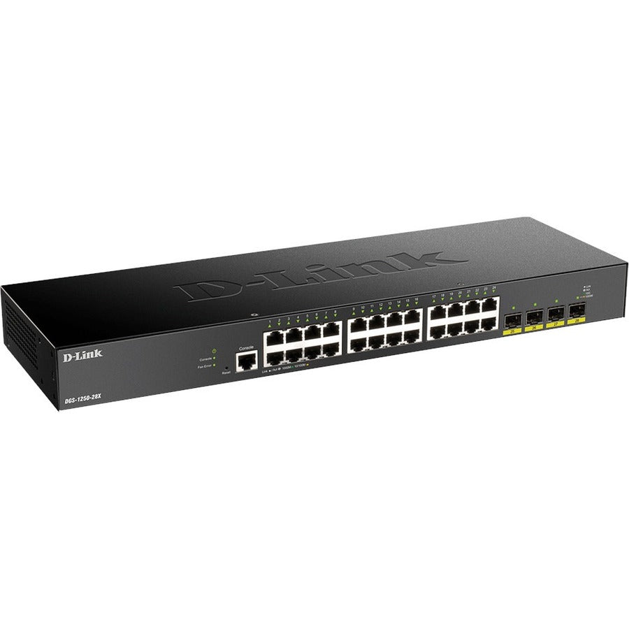 D-Link 28-Port 10-Gigabit Smart Managed Switch — DGS-1250-28X-6KV