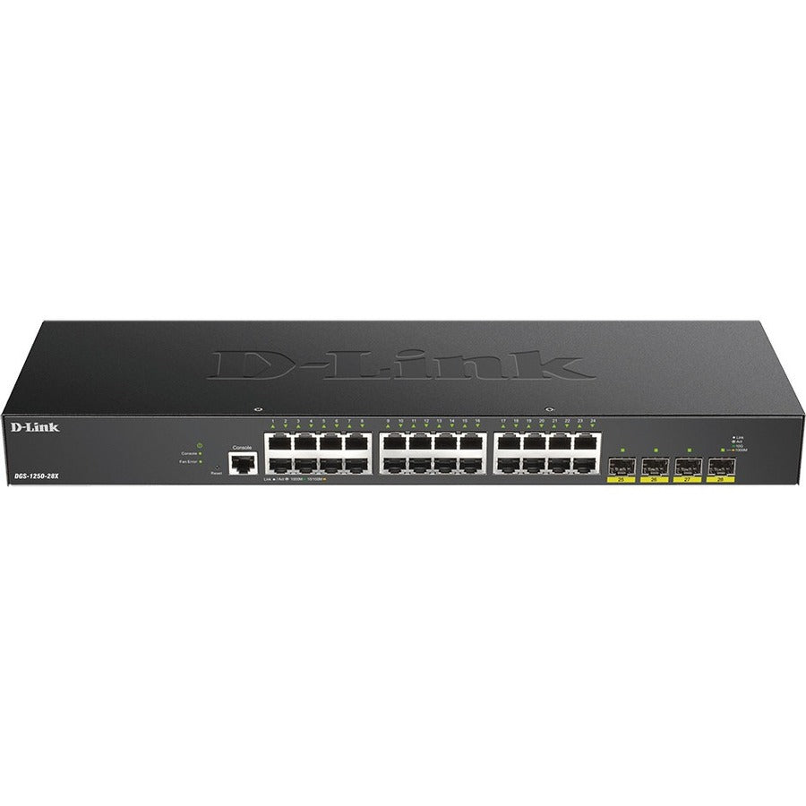 D-Link 28-Port 10-Gigabit Smart Managed Switch — DGS-1250-28X-6KV