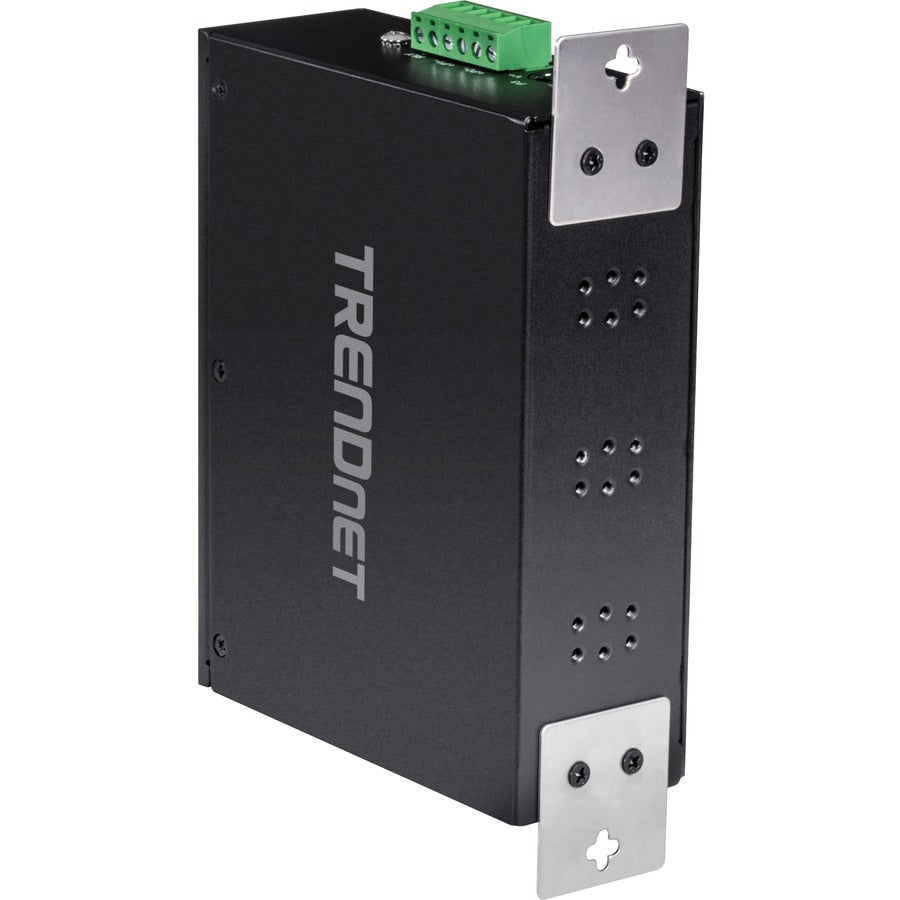 TRENDnet 16-Port Hardened Industrial Unmanaged Gigabit DIN-Rail Switch; TI-G162; 14 x Gigabit Ports; 2 x Gigabit SFP Slots;32Gbps Switching Capacity; IP30 Ethernet Network Switch; Lifetime Protection — TI-G162
