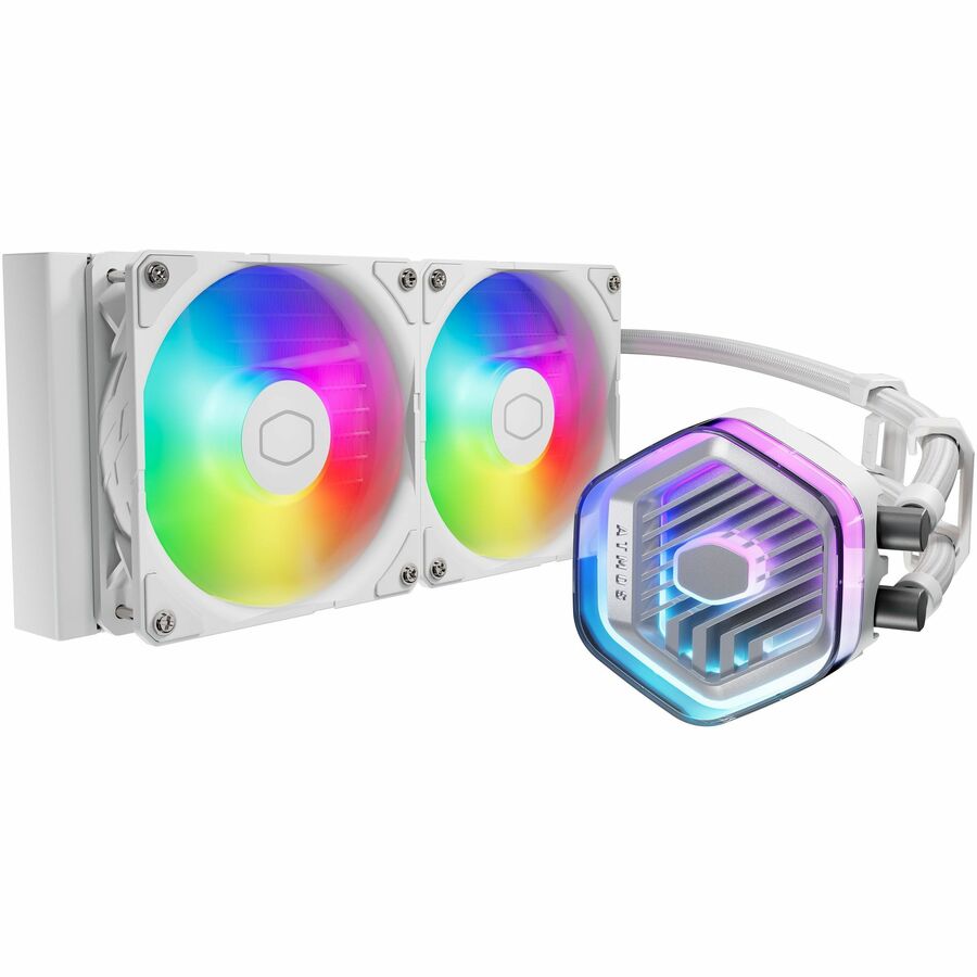 Cooler Master MasterLiquid 240 Atmos White - 1 Pack — MLX-D24M-A25PZ-RW