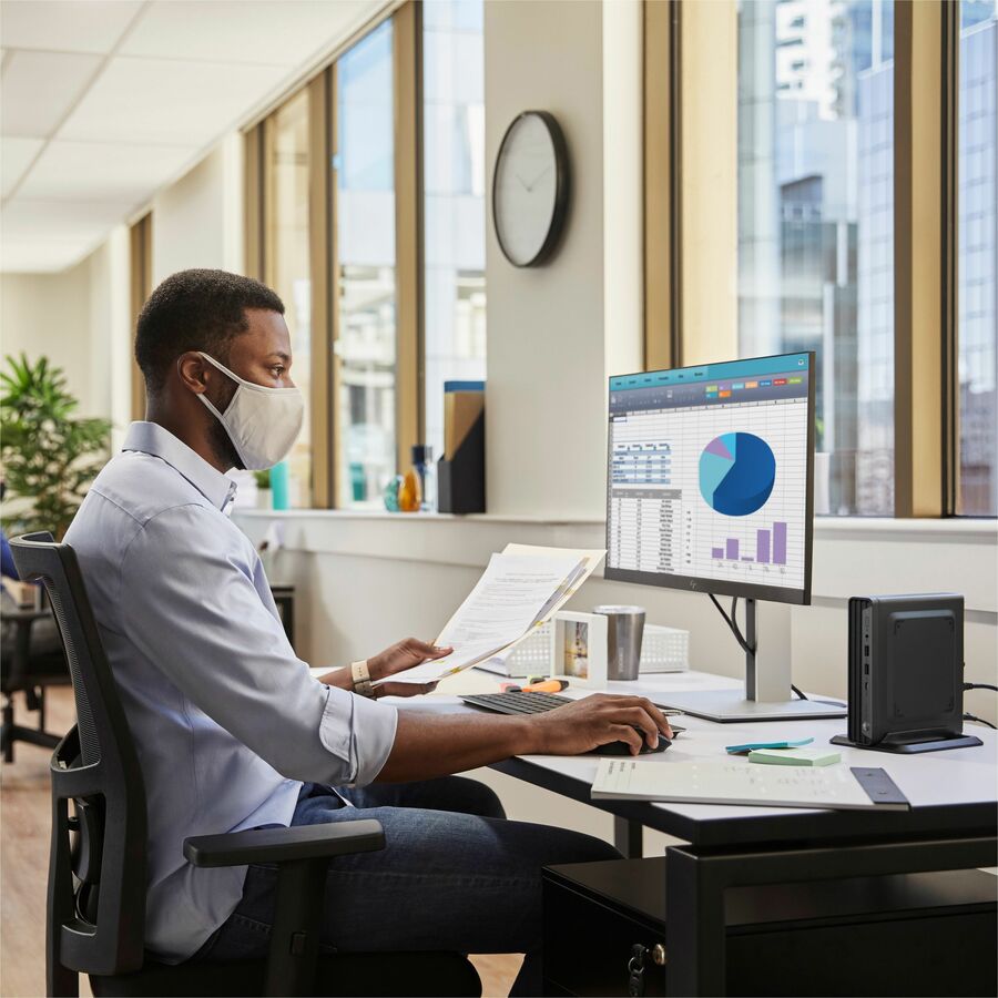 HP Pro Mini 400 G9 Desktop Computer - Intel Core i5 12th Gen i5-12500T - vPro Technology - 16 GB - 512 GB SSD - Mini PC - Smart Buy Plus — B17T4AT#ABA