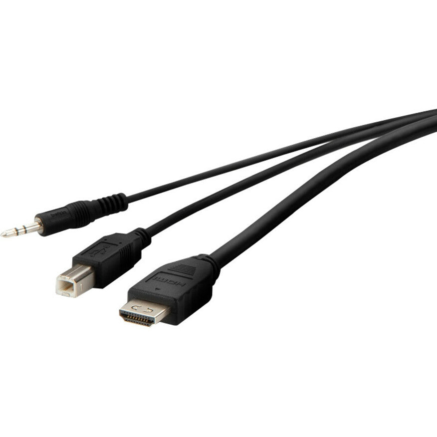 Belkin TAA HDMI/USB/AUD CBL,HDMI M/M; USB A/B, 6' — F1DN1CCBL-HH6t