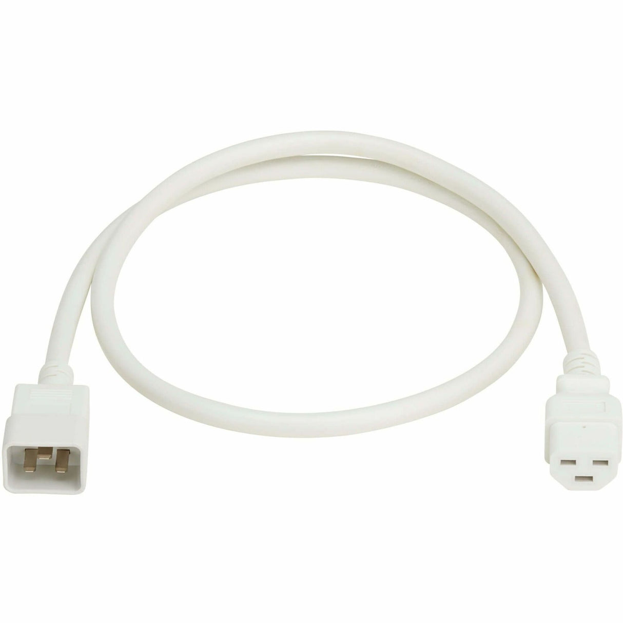 Eaton Tripp Lite Series Power Cord, C20 to C21 - Heavy-Duty, 20A, 250V, 12 AWG, 3 ft. (0.9 m), White — P035-003-AWH