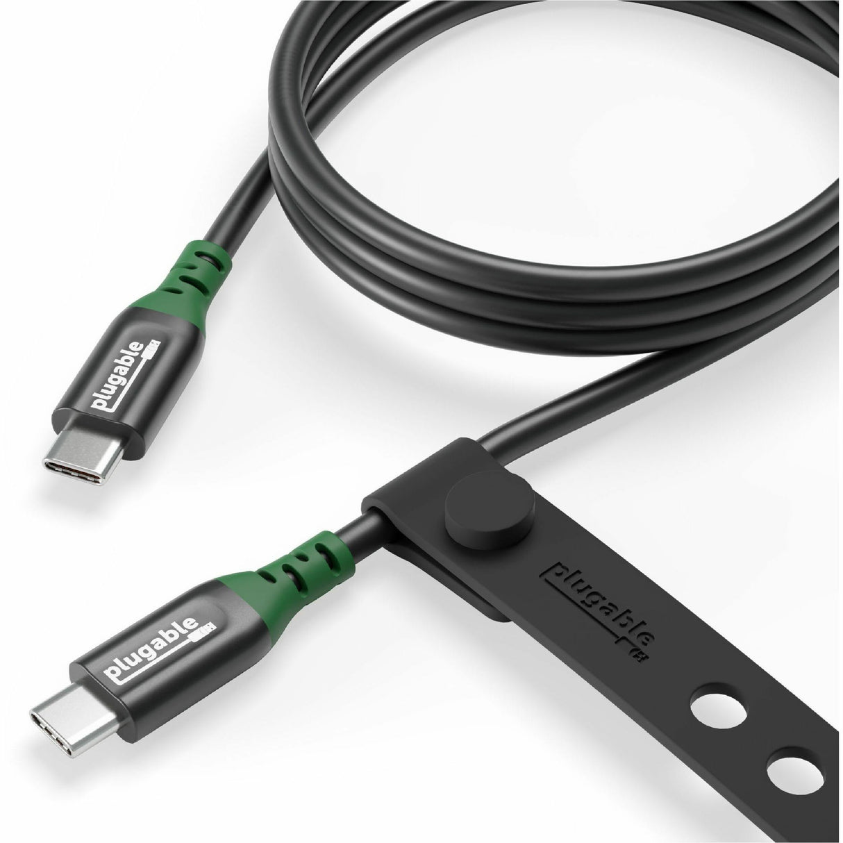 Plugable USB C to USB C Cable, 240W USB C Charging Cable 20Gbps, 4K 120Hz, 8K 60Hz — USBC-240W-1M