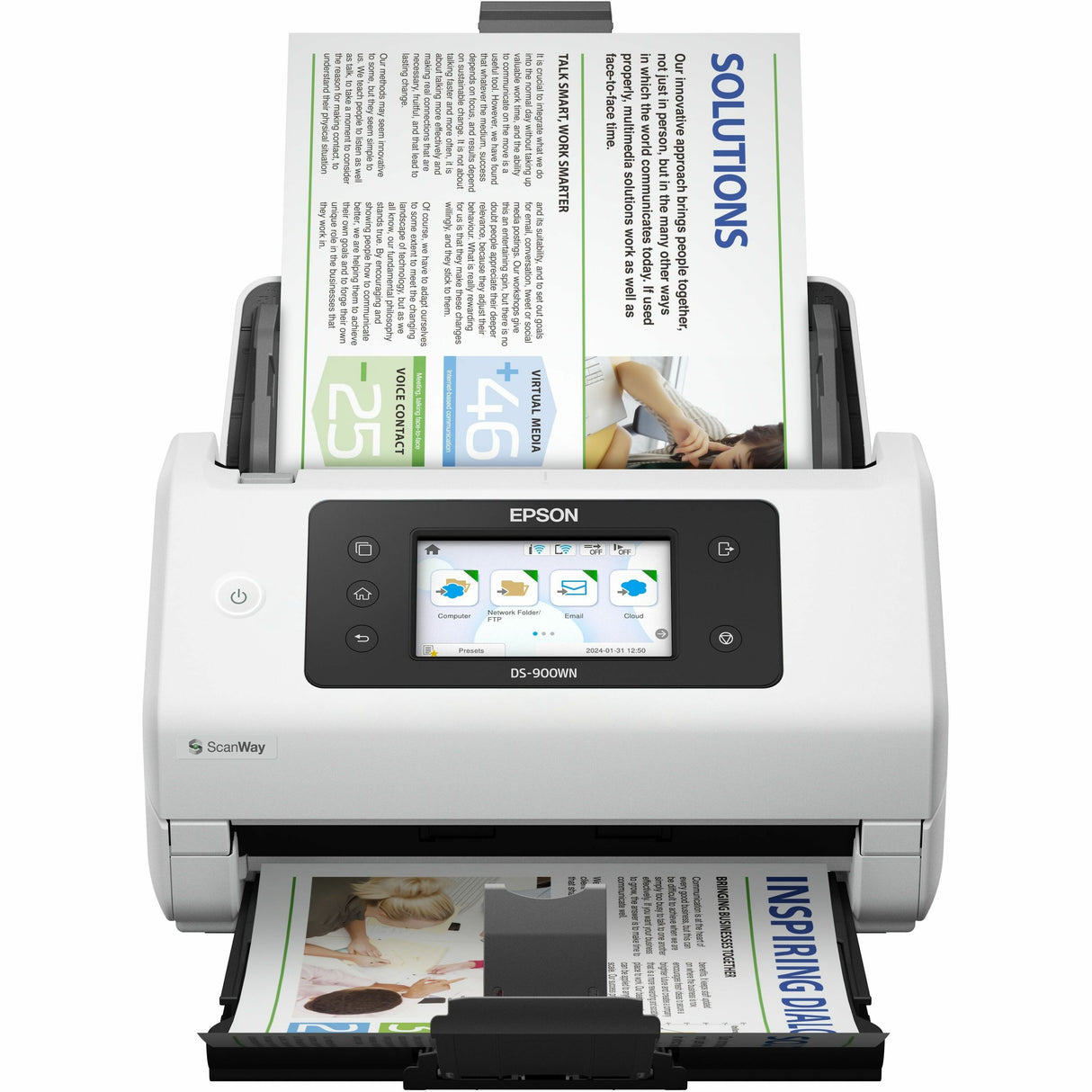 Epson WorkForce B11B276201 Cordless Sheetfed Scanner - 600 x 600 dpi Optical — B11B276201