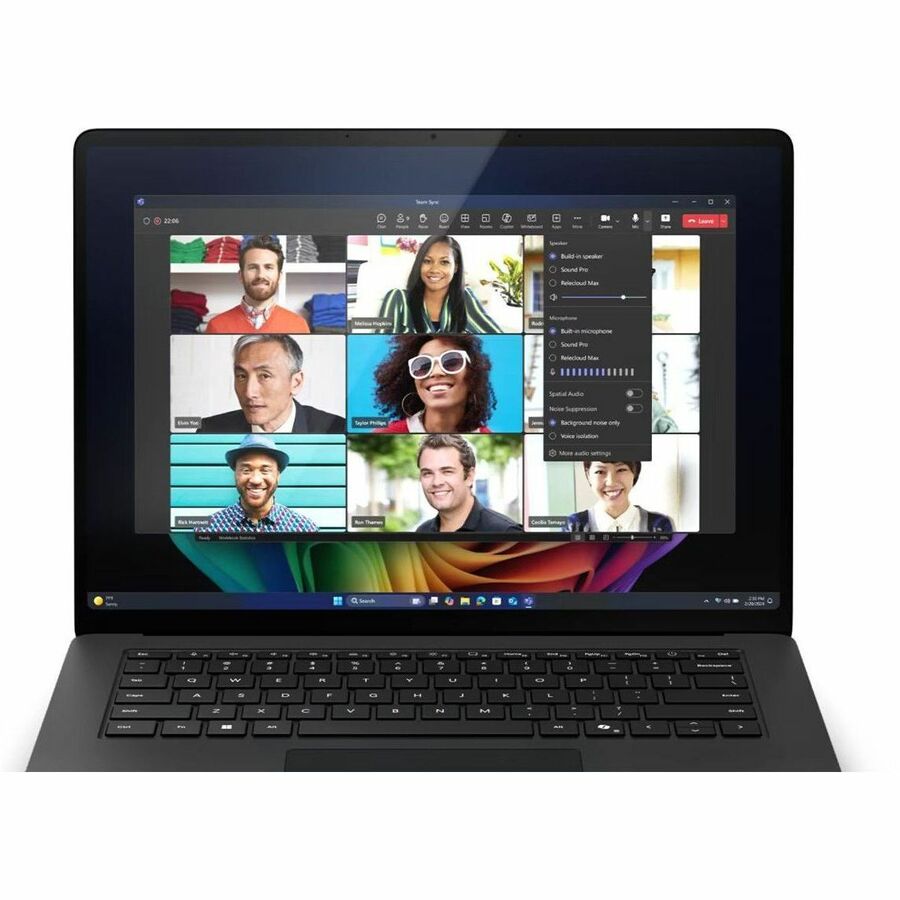 Microsoft Surface Laptop 7 15" Touchscreen Copilot+ PC Notebook - Intel Core Ultra 7 - 16 GB - 256 GB SSD - English Keyboard - Black — EP2-33234
