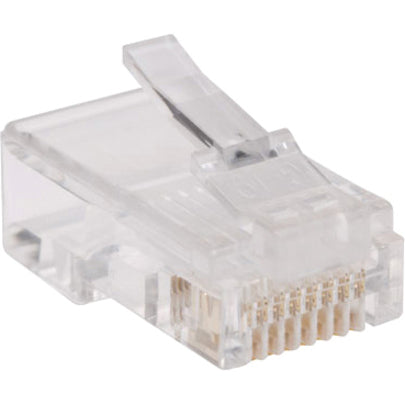 Eaton Tripp Lite Series RJ45 Plugs for Flat Solid / Stranded Conductor Cable, 100-Pack — N030-100-FL