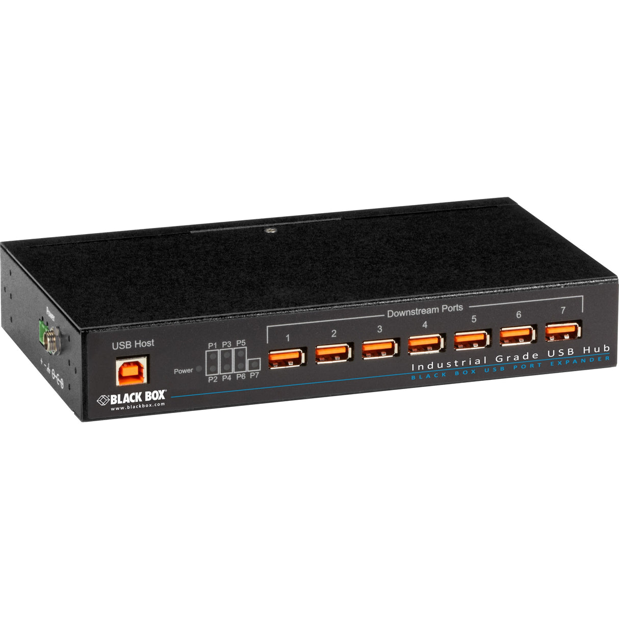 Black Box Industrial USB 2.0 Hub - 7-Port — ICI207A
