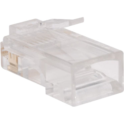 Eaton Tripp Lite Series RJ45 Plugs for Round Solid / Stranded Conductor 4-pair Cat5e Cable, 100-Pack — N030-100