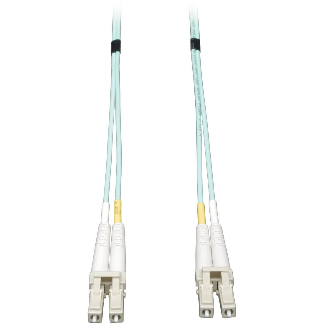 Eaton Tripp Lite Series 10Gb Duplex Multimode 50/125 OM3 LSZH Fiber Patch Cable (LC/LC) - Aqua, 3M (10 ft.) — N820-03M