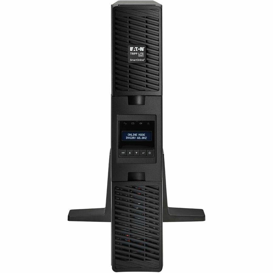 Eaton Tripp Lite Series SmartOnline 2000VA 1800W 120V Double-Conversion Sine Wave UPS - 7 Outlets, Extended Run, Network Card Option, LCD, USB, DB9, 2U Rack/Tower — SU2200RTXLCD2U