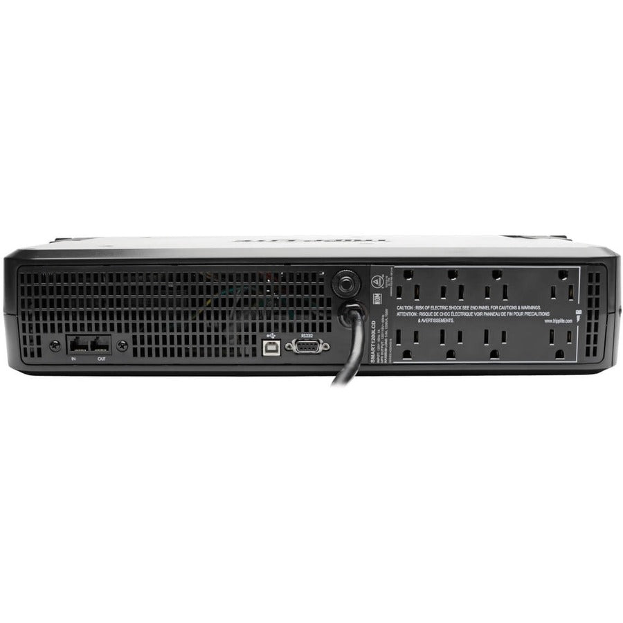Eaton Tripp Lite Series Smart LCD 1500VA 900W 120V Line-Interactive UPS - 8 Outlets, USB, DB9, 2U Rack/Tower — SMART1500LCD