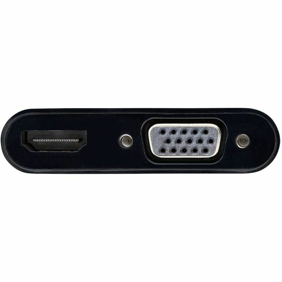 Eaton Tripp Lite Series DisplayPort to VGA/HDMI All-in-One Converter Adapter, DP ver 1.2, 4K 30 Hz HDMI — P136-06N-HV-V2