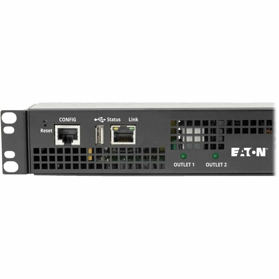 Eaton 1.4kW 120V Single-Phase Switched Mini PDU - LX Platform Interface, NEMA 5-15P 6 ft. (1.83 m) Cord, 0U, TAA — PDU15NETLX