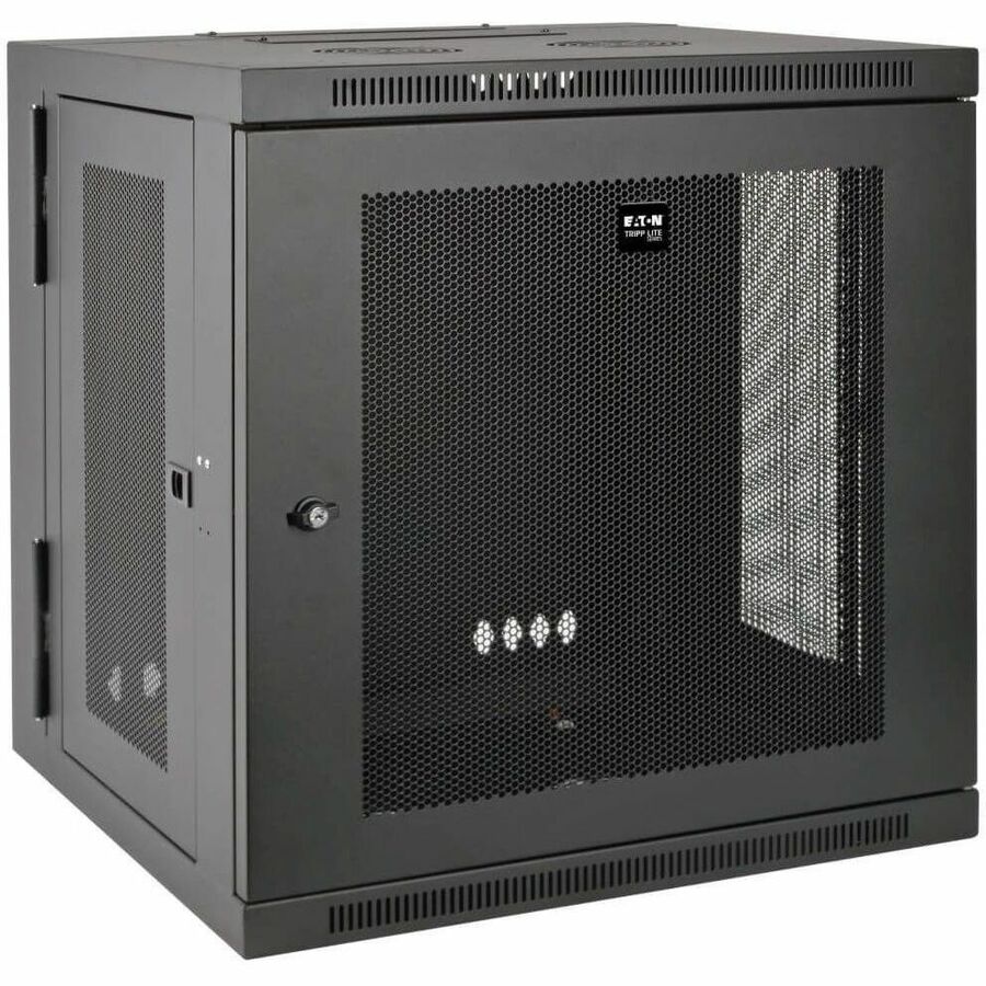 Eaton Tripp Lite Series SmartRack 12U UPS-Depth Wall-Mount Small Rack Enclosure, Hinged Back — SRW12USDP