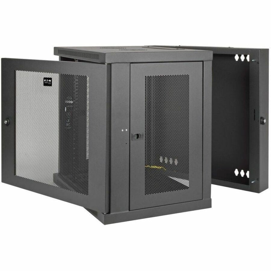 Eaton Tripp Lite Series SmartRack 12U UPS-Depth Wall-Mount Small Rack Enclosure, Hinged Back — SRW12USDP