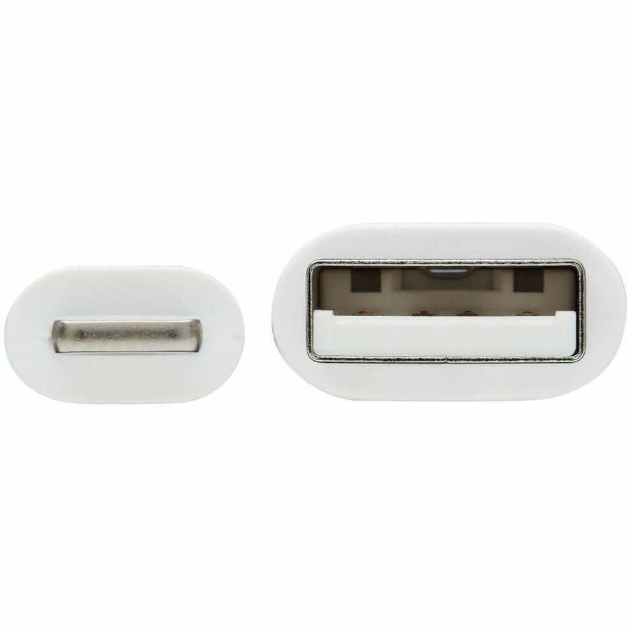 Eaton Tripp Lite Series Safe-IT USB-A to Lightning Sync/Charge Antibacterial Cable (M/M), MFi Certified, White, 1 m (3.3 ft.) — M100AB-01M-WH