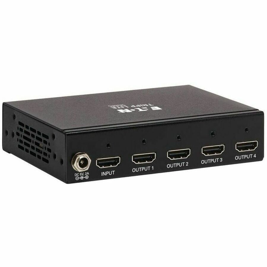 Eaton Tripp Lite Series 4-Port HDMI Splitter - 4K @ 60 Hz, 4:4:4, Multi-Resolution Support, HDR, HDCP 2.2, TAA — B118-004-HDR