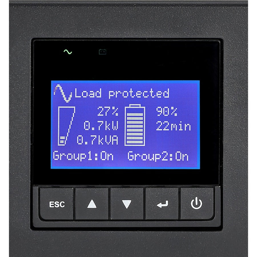 Eaton 9PX 1500VA 1350W 208V Online Double-Conversion UPS - C14 input, 8 C13, Outlets, Lithium-ion Battery, Cybersecure Network Card Option, 2U Rack/Tower — 9PX1500GRT-L