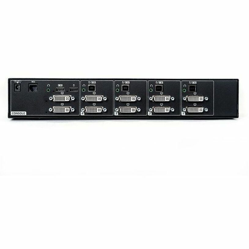 Vertiv Avocent Cybex SC900 Secure Desktop KVM Switch, Dual Head Monitor, 8 Port, Touch Screen Support, NIAP Version 4.0, TAA Compliant (SC940DVI-400) — SC940DVI-400